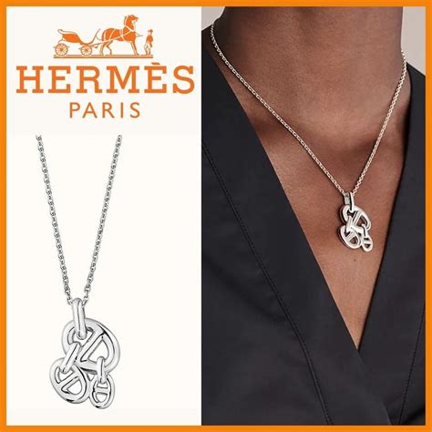 hermes chaine d'ancre choker silver price|hermes necklace price.